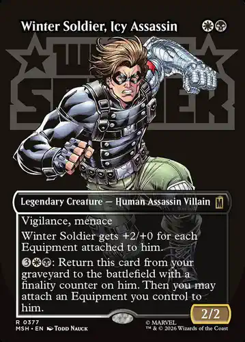 Winter Soldier, Icy Assassin - msh Spoiler