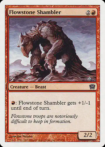 Flowstone Shambler - 9ed Spoiler
