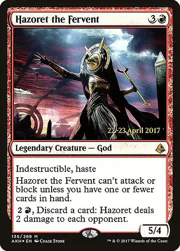 Hazoret the Fervent - akh Spoiler