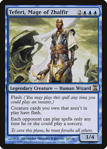 Teferi, Mage of Zhalfir - tsp Spoiler