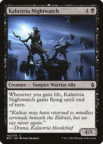Kalastria Nightwatch - bfz Spoiler