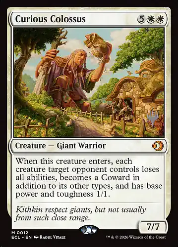 Curious Colossus - ecl Spoiler