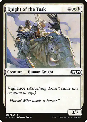 Knight of the Tusk - m19 Spoiler