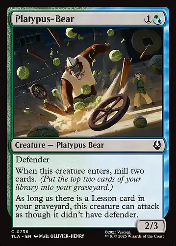 Platypus-Bear - tla Spoiler