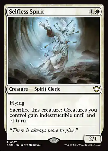 Selfless Spirit - soc Spoiler