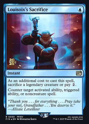 Louisoix's Sacrifice - fin Spoiler