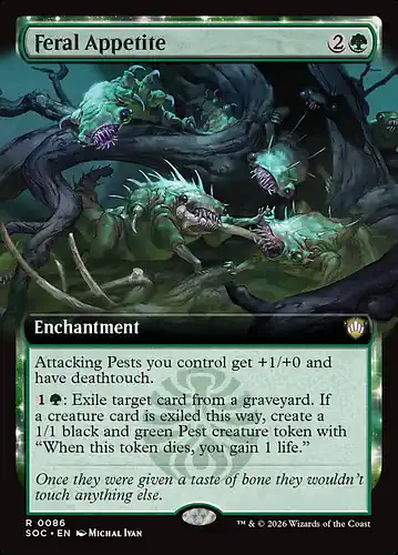 Feral Appetite - soc Spoiler