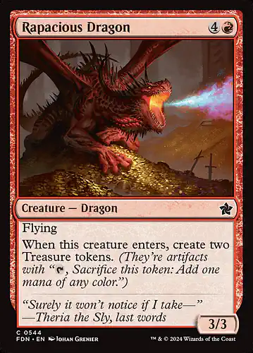 Rapacious Dragon - fdn Spoiler