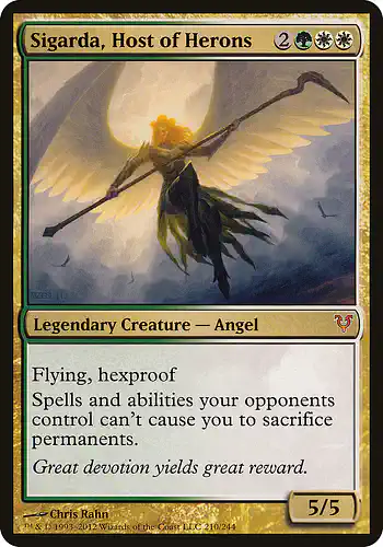 Sigarda, Host of Herons - avr Spoiler