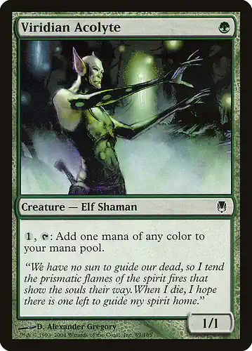 Viridian Acolyte - dst Spoiler