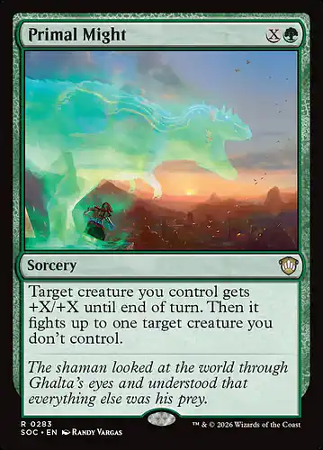 Primal Might - soc Spoiler