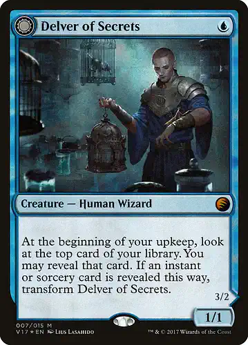 Delver of Secrets - v17 Spoiler