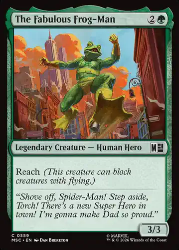 The Fabulous Frog-Man - msc Spoiler