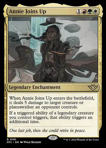 Annie Joins Up - otj Spoiler