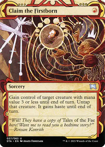 Claim the Firstborn - sta Spoiler