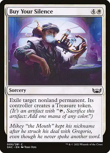 Buy Your Silence - snc Spoiler