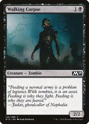 Walking Corpse - m19 Spoiler
