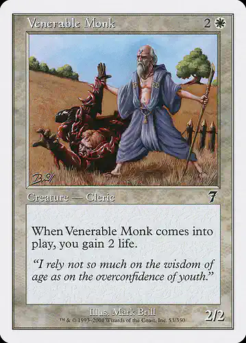 Venerable Monk - 7ed Spoiler