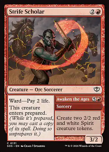 Strife Scholar - sos Spoiler