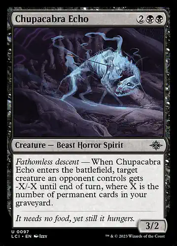 Chupacabra Echo - lci Spoiler