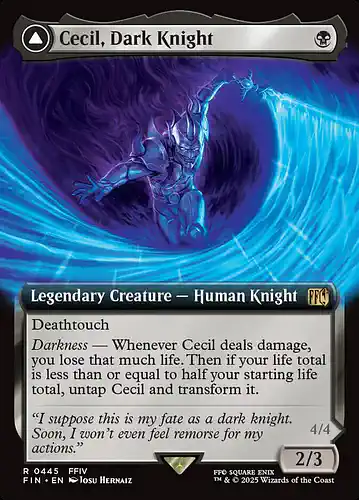 Cecil, Dark Knight - fin Spoiler
