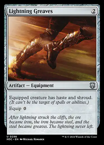 Lightning Greaves - m3c Spoiler