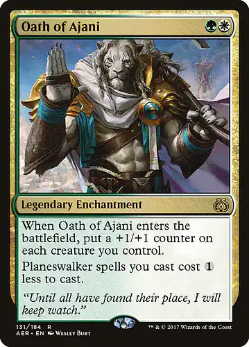 Oath of Ajani - aer Spoiler