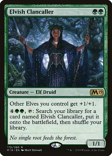 Elvish Clancaller - m19 Spoiler