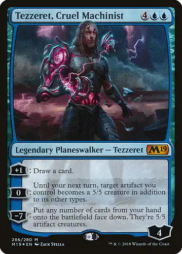 Tezzeret, Cruel Machinist - m19 Spoiler