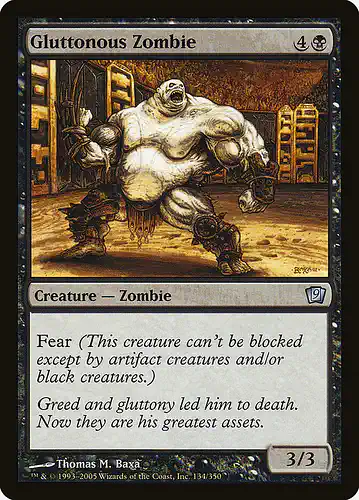 Gluttonous Zombie - 9ed Spoiler
