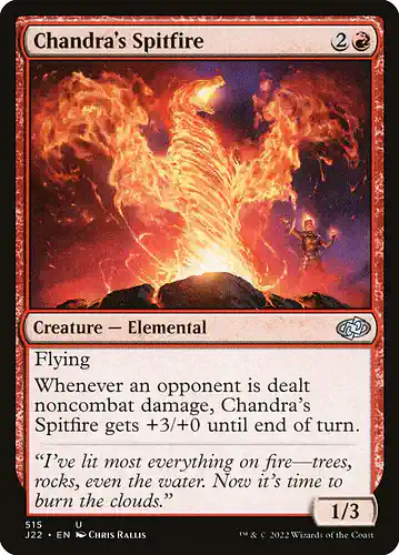 Chandra's Spitfire - j22 Spoiler