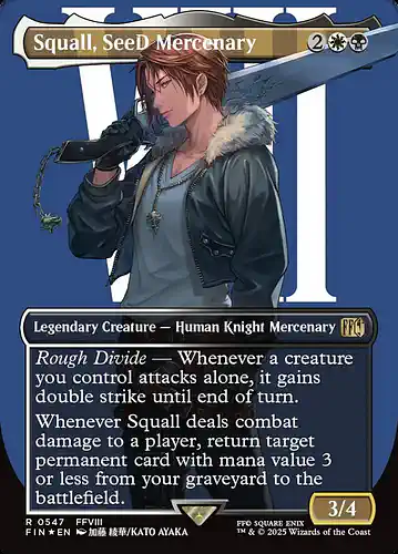 Squall, SeeD Mercenary - fin Spoiler