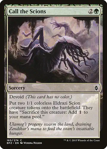 Call the Scions - bfz Spoiler