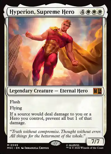 Hyperion, Supreme Hero - msc Spoiler