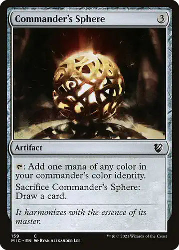 Commander's Sphere - mic Spoiler