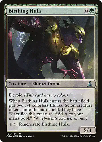 Birthing Hulk - ogw Spoiler