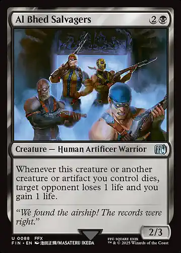 Al Bhed Salvagers - fin Spoiler