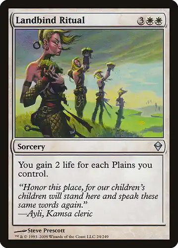Landbind Ritual - zen Spoiler