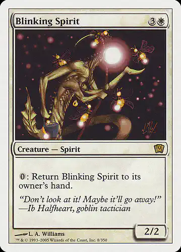 Blinking Spirit - 9ed Spoiler