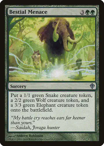 Bestial Menace - wwk Spoiler