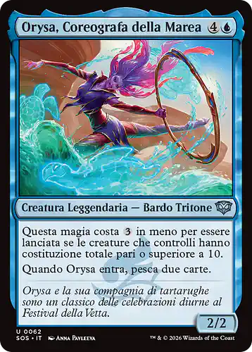 Orysa, Tide Choreographer - sos Spoiler