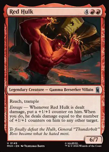 Red Hulk - msh Spoiler