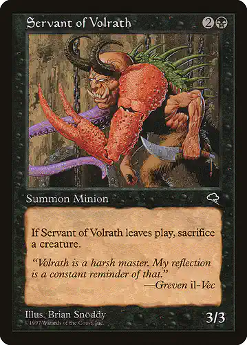 Servant of Volrath - tmp Spoiler
