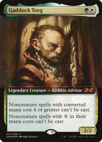 Gaddock Teeg - uma Spoiler