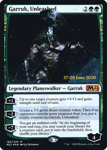 Garruk, Unleashed - m21 Spoiler