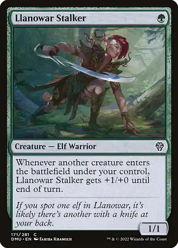 Llanowar Stalker - dmu Spoiler