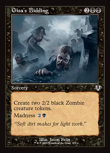 Gisa's Bidding - inr Spoiler