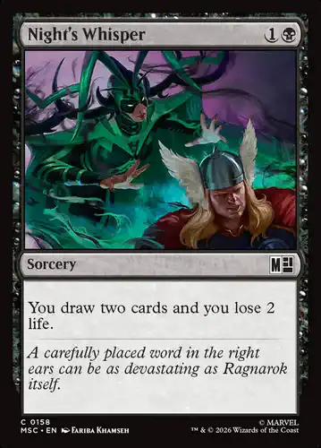 Night's Whisper - msc Spoiler