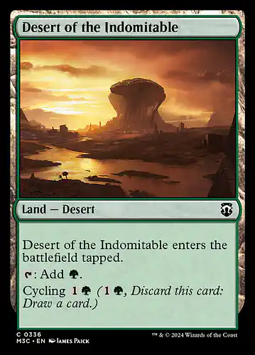 Desert of the Indomitable - m3c Spoiler