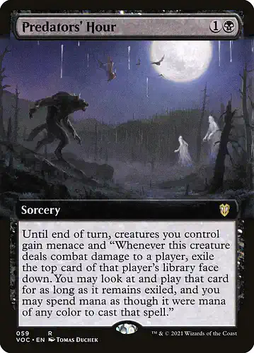 Predators' Hour - voc Spoiler